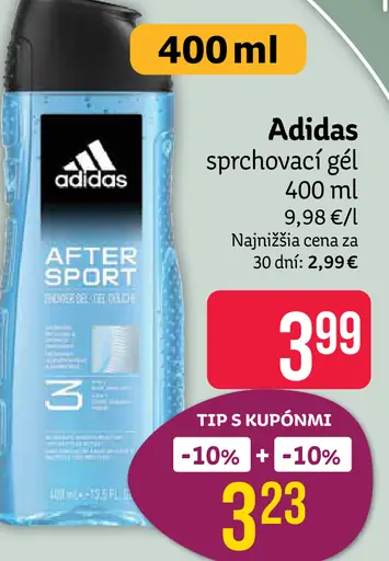 Adidas After Sport sprchovací gél