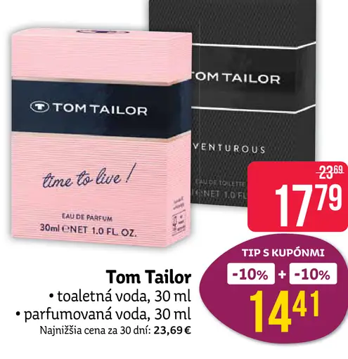 Tom Tailor pánska toaletná voda