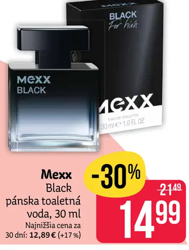 Mexx Black pánska toaletná voda