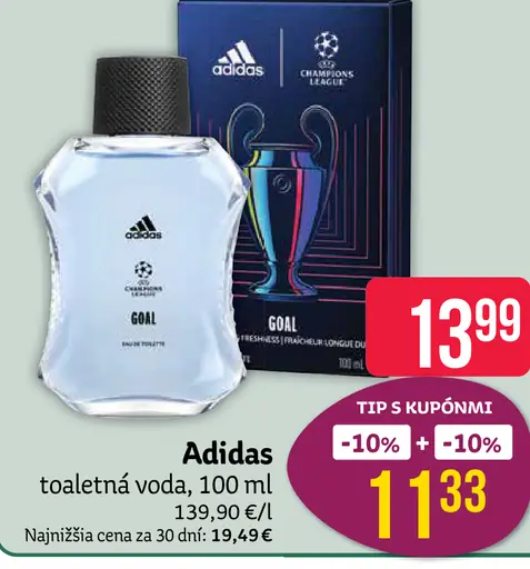 Adidas pánska toaletná voda