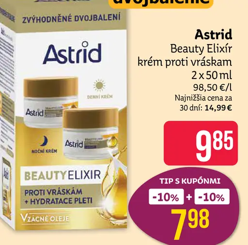 Astrid Beauty Elixir krém proti vráskam