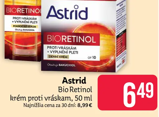 Astrid Bio Retinol sérum proti vráskam