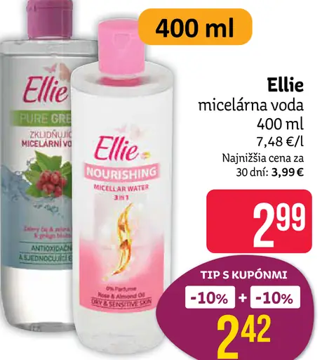 Ellie micelárna voda