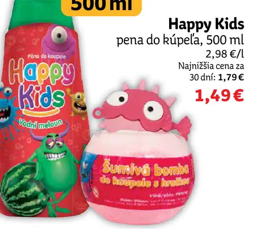 Happy Kids pena do kúpeľa