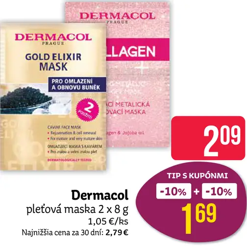 Dermacol pleťová maska
