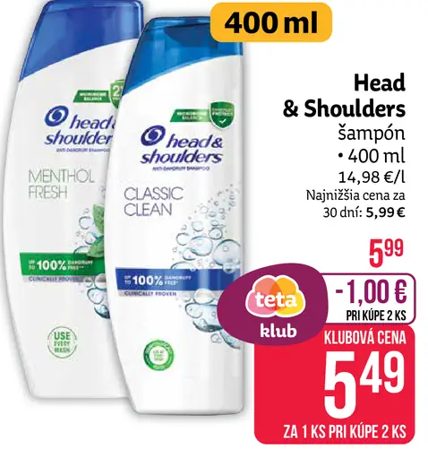 Head & Shoulders šampón