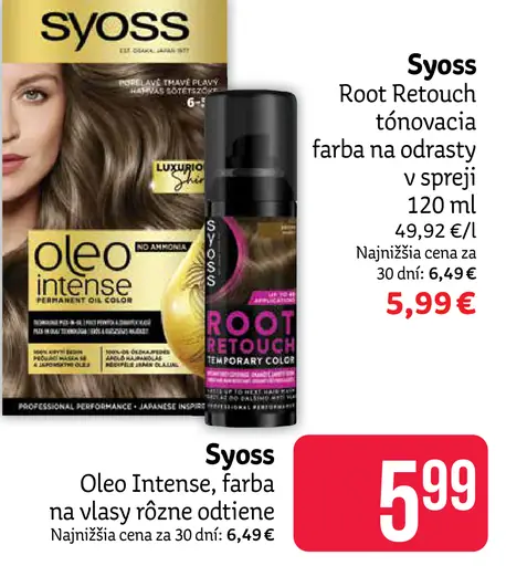Syoss Root Retouch tónovacia farba