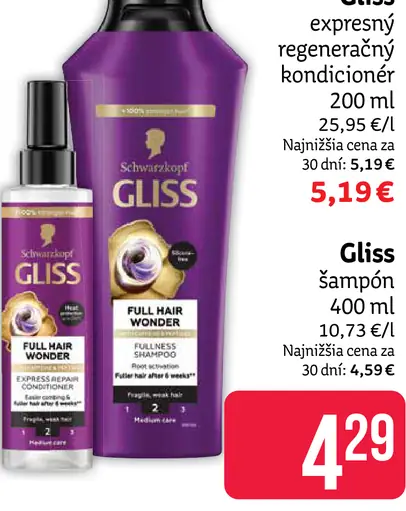 Gliss regeneračný kondicionér