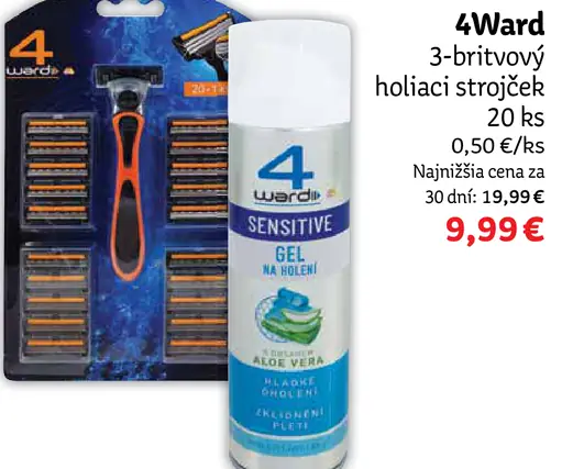 4ward 3-britový holiaci strojček