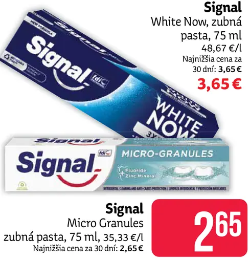 Signal White Now Zubná pasta