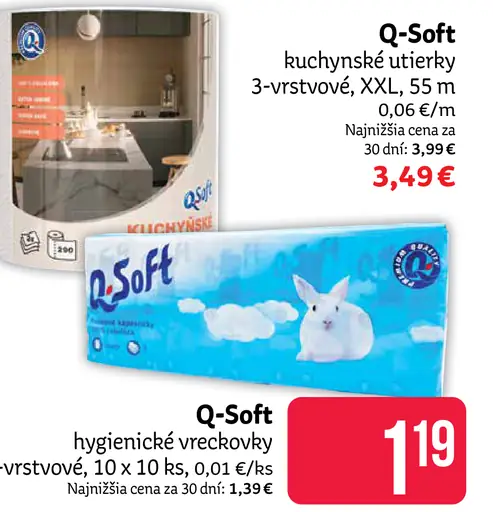 Q-Soft kuchynské utierky