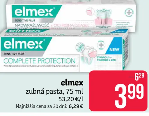 Elmex zubná pasta