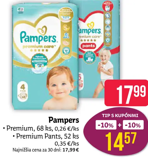 Pampers plienky