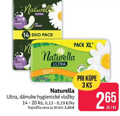 Naturella Ultra Dámske hygienické vložky