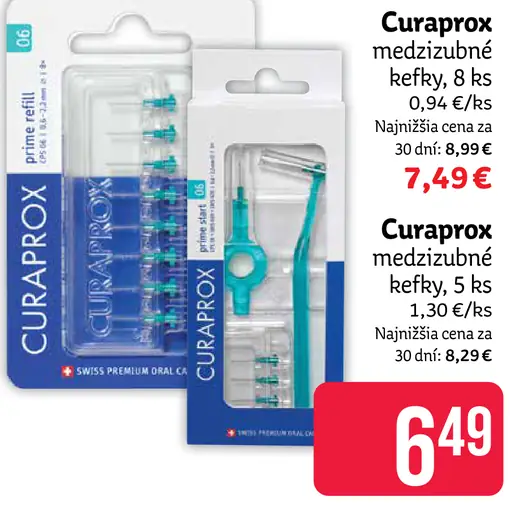 Curaprox medzizubné kefky