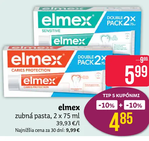 Elmex zubná pasta Sensitive