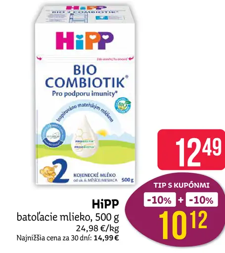 HiPP bio batoľacie mlieko