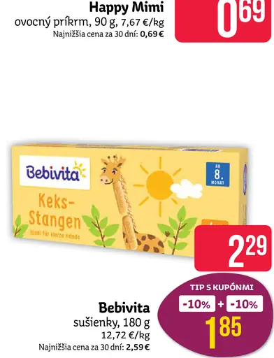 Bebivita Keks-Stangen sušienky