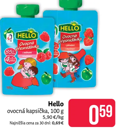 Hello ovocná kapsička