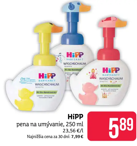 HiPP pena na umývanie