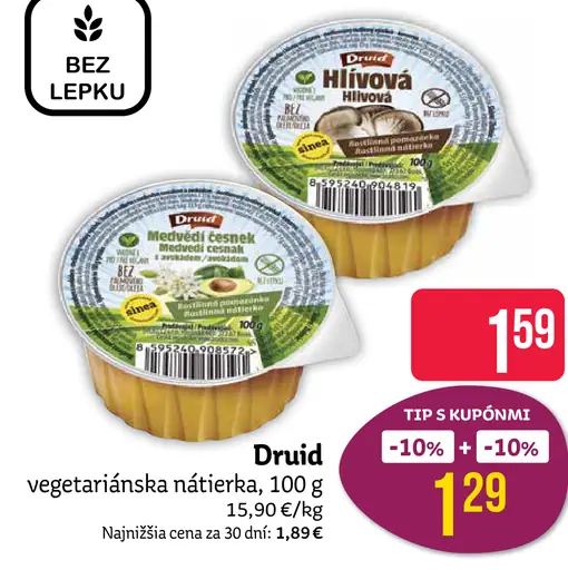 Druid vegetariánska nátierka