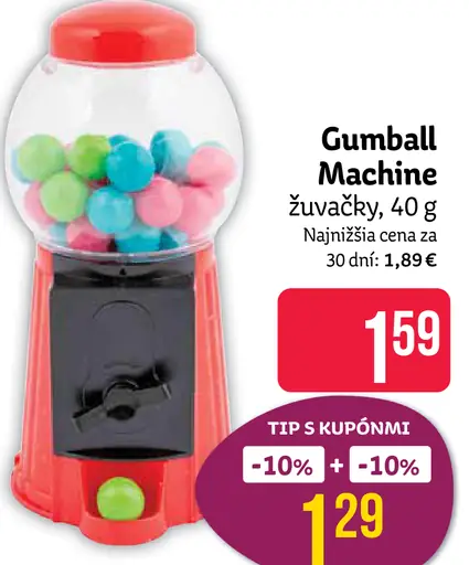 Gumball Machine žuvačky