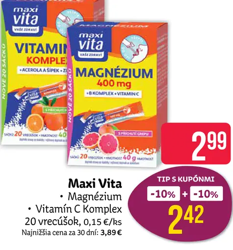 Maxi Vita vitamín C komplex