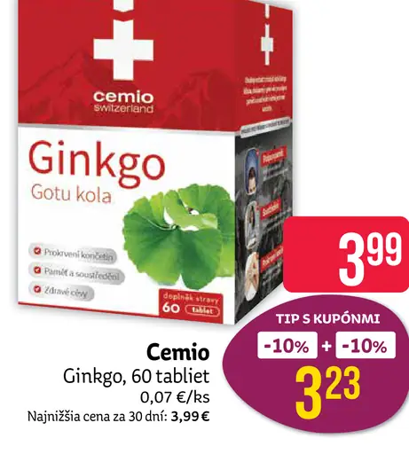 Cemio Ginkgo 60 tabliet