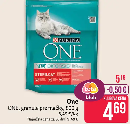 Purina ONE granule pre mačky