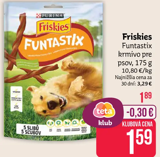 Friskies Funtastix krmivo pre psov