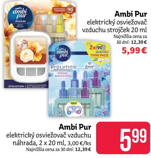 Ambi Pur elektrický osviežovač