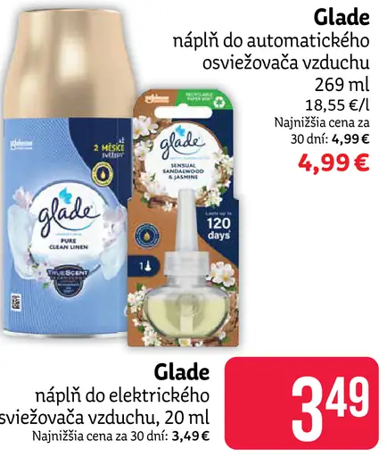 Glade náplň do automatického osviežovača