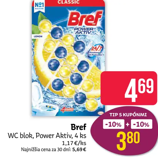 Bref WC blok Power Aktiv