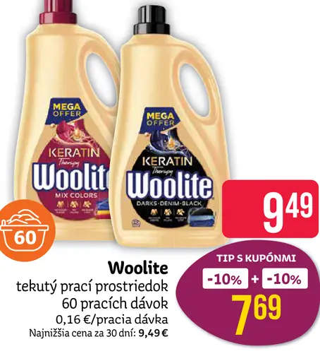 Woolite tekutý prací prostriedok