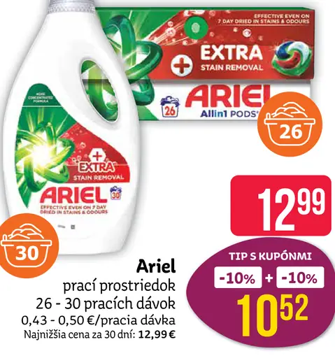 Ariel kapsuly na pranie