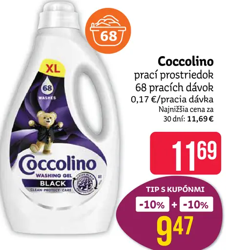 Coccolino prací prostriedok
