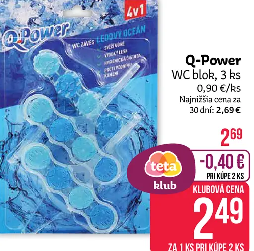 Q-Power WC blok