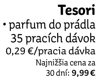 Tesori parfum do prádu