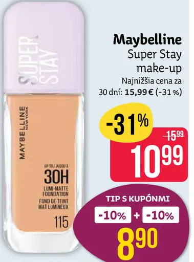 Maybelline Super Stay make-up