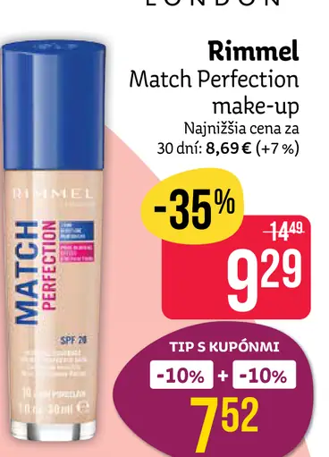 Rimmel Match Perfection make-up
