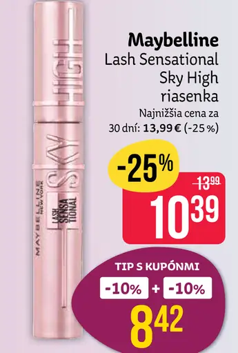 Maybelline Lash Sensational Sky High riasenka