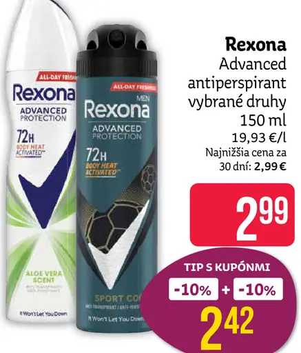 Rexona Advanced antiperspirant
