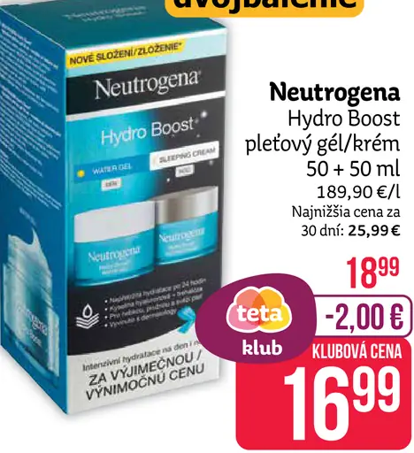 Neutrogena Hydro Boost pleťový gél