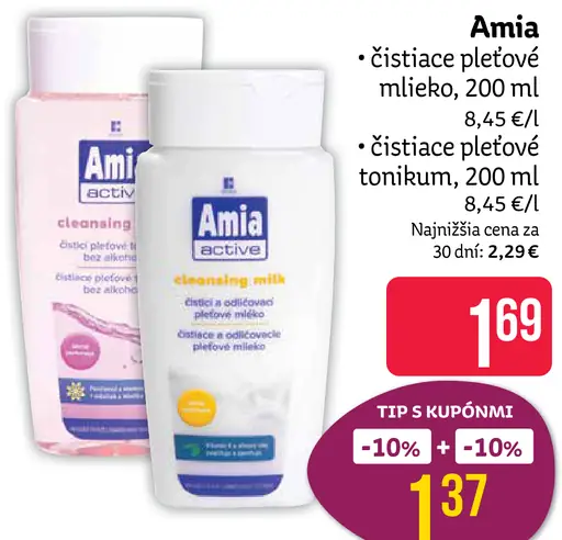 Amia čistiace pleťové mlieko