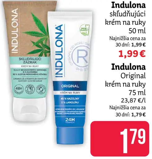 Indulona ošetrujúci telový krém