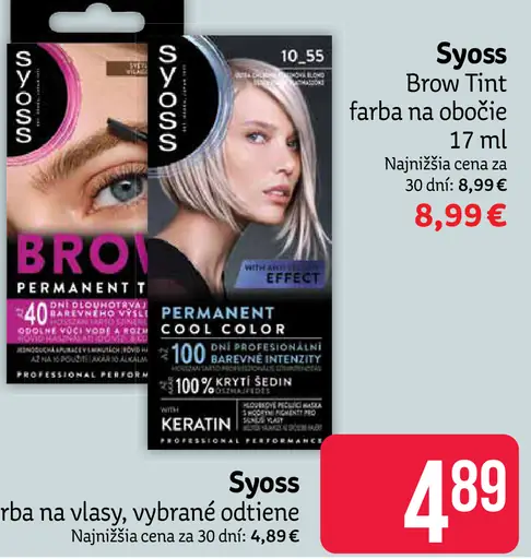 Syoss Brow Tint farba na obočie