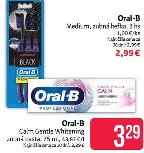Oral-B Medium zubná kefka