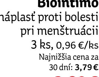 Biotintimo Anion, denné hygienické vložky