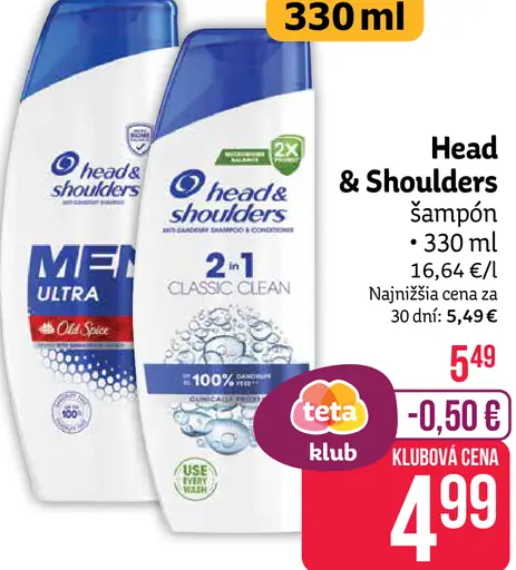 Head & Shoulders šampón