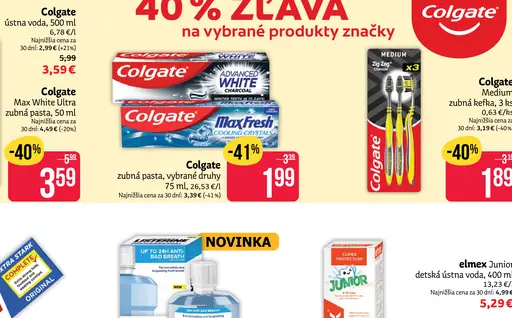 Colgate ústna voda
